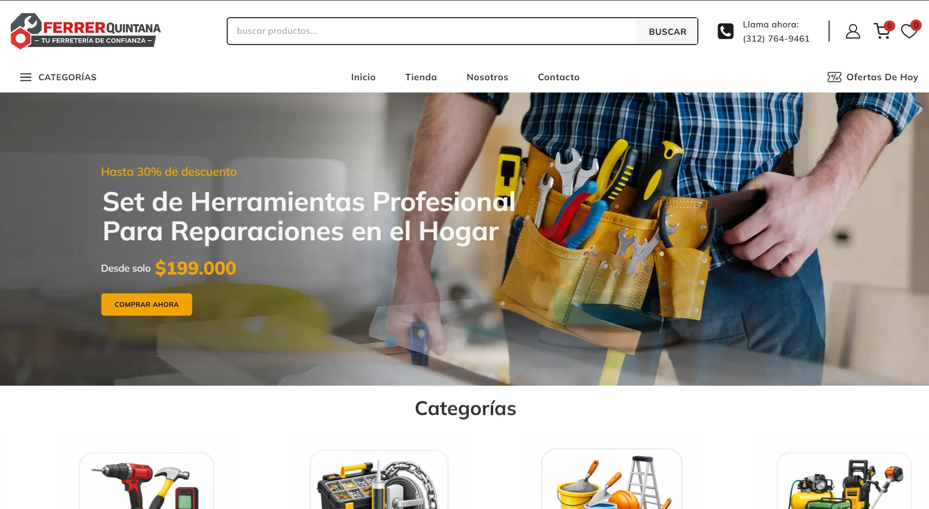Captura del proyecto Ferrer Quintana